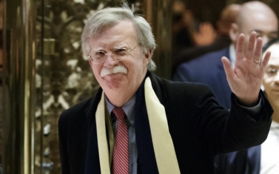 Trump’s pick of Bolton sparks concerns in S. Korea