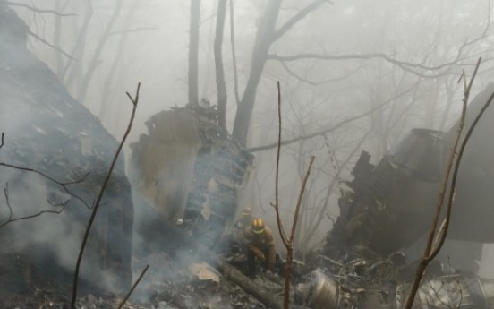 Military resumes search for body parts of pilots killed in jet crash