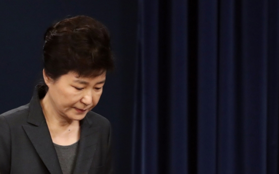 Chronology of major events leading to former President Park's sentencing trial