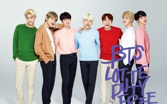 Lotte Duty Free releases promotional music video featuring BTS