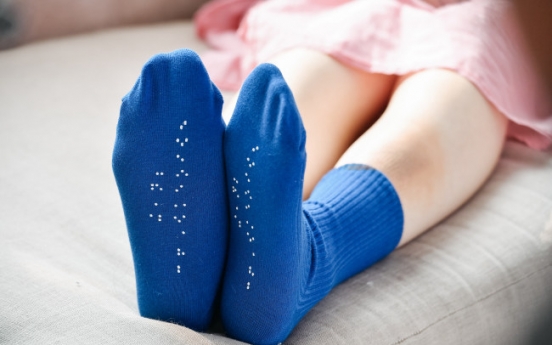 Innocean Worldwide makes braille socks for visually impaired