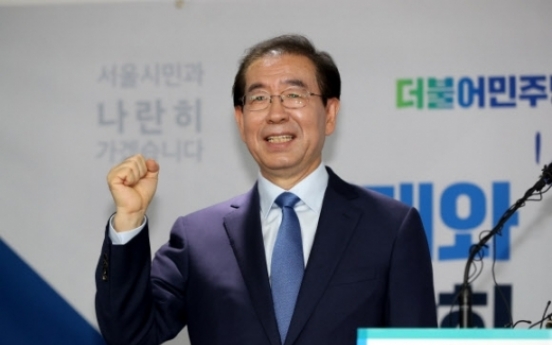 [Breaking] Park Won-soon wins party candidacy to rerun for Seoul mayor