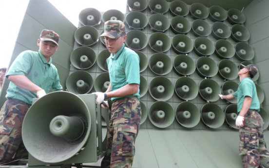 S. Korea’s loudspeakers along DMZ silenced