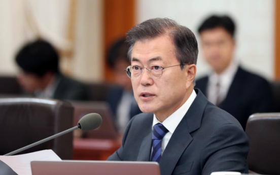 Moon calls on parliament to pass supplementary budget bill