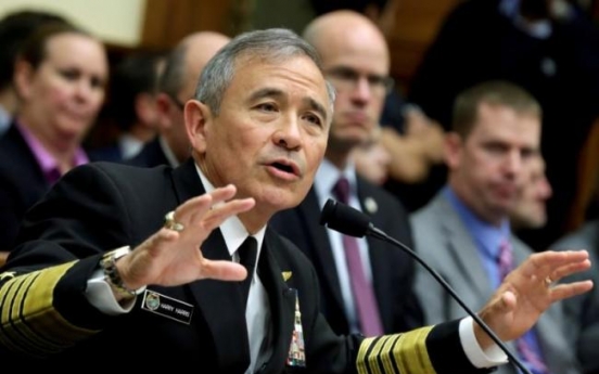 [Newsmaker] Harry Harris: Top Navy commander with clear-eyed view on North Korea