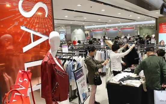 Department store sales bolstered by May holidays