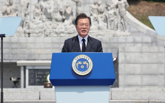 Moon to push for recovery of remains of war dead in DMZ