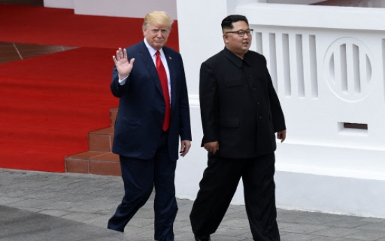 [US-NK Summit] Trump says ‘fantastic progress’ made at summit