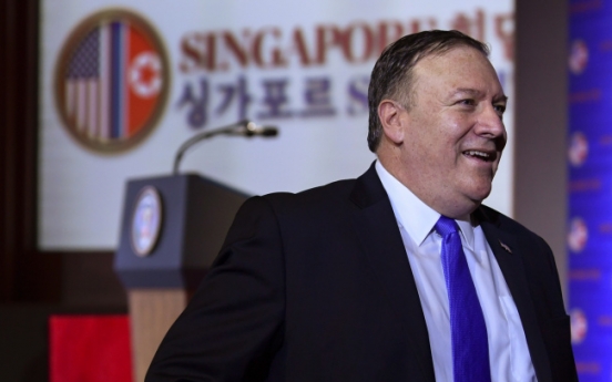 [US-NK Summit] Pompeo to brief Moon on outcome of US-N. Korea summit: official