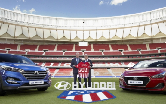 Hyundai Motor to sponsor La Liga’s Atletico Madrid