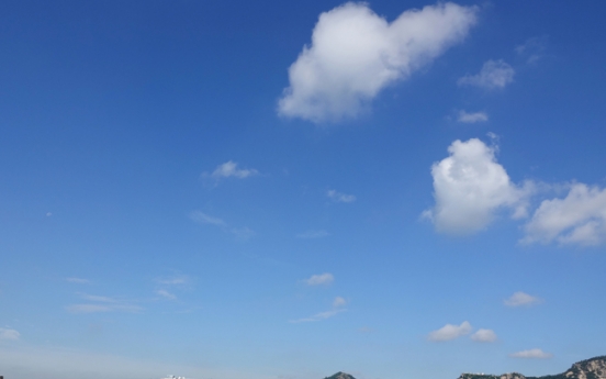 Clear skies over Seoul as typhoon passes