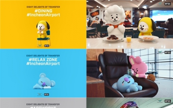 Incheon Airport signs on BTS to target millennial tourists