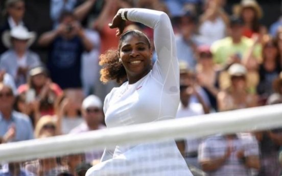 Super-Mom Serena into 10th Wimbledon final