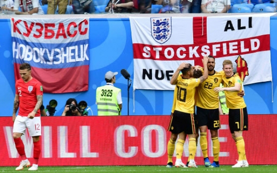 [Newsmaker] Belgium finishes 3rd at World Cup, beats England 2-0