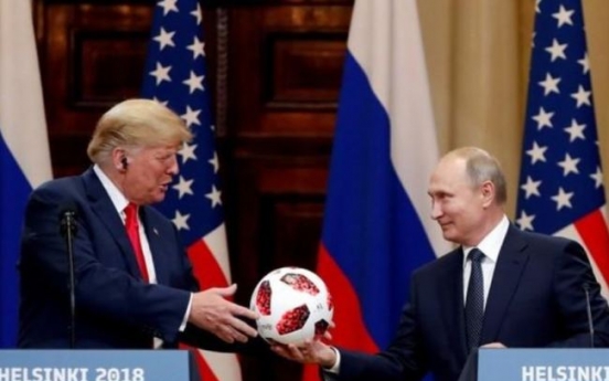 Shock, alarm as Trump backs Putin on election meddling at summit