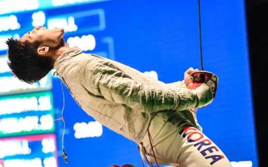 Korean men win sabre gold, bronze at fencing worlds