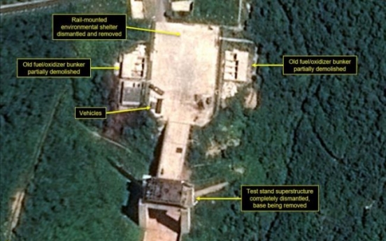 N. Korea begins dismantling rocket test site: analysts