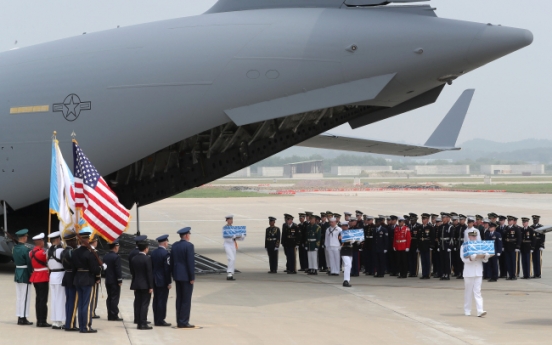 N. Korea returns remains of US war dead