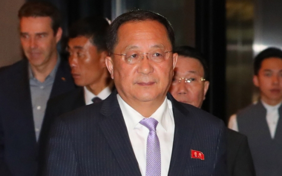 N. Korean foreign minister in Singapore for regional forum