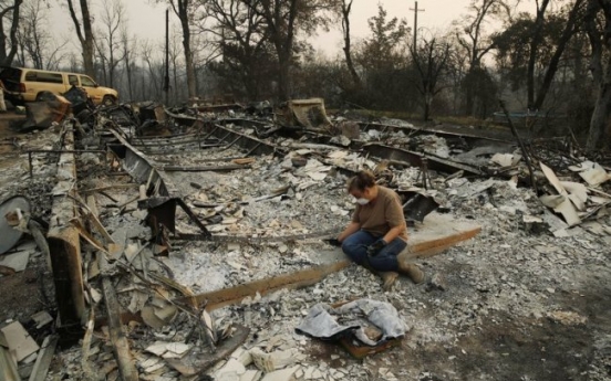 Cooler weather helps crews fight Southern California fire