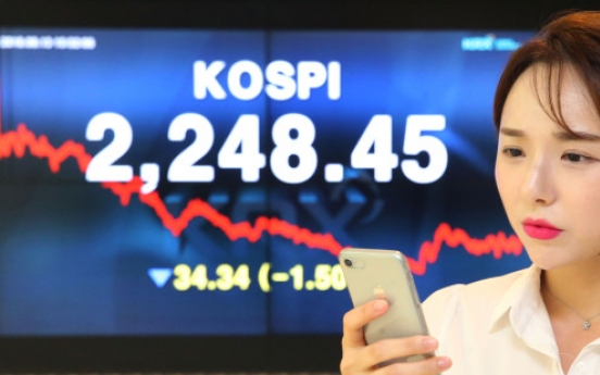 Emerging market woes send Kospi to 15-month low