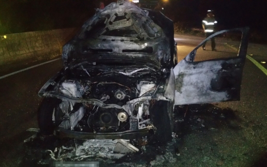 Another BMW car catches fire amid safety scandal