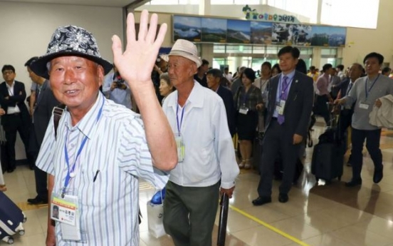 South Koreans enter North to reunite with kin split by war