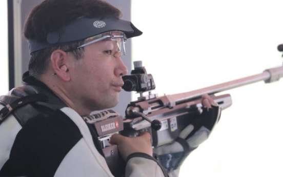 S. Korean shooter Choi Young-jeon wins gold in men's 300m standard rifle