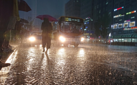 Heavy downpours batter S. Korea