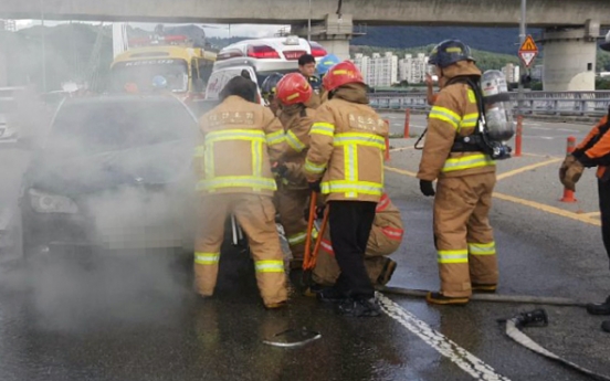 Another BMW car catches fire in Korea