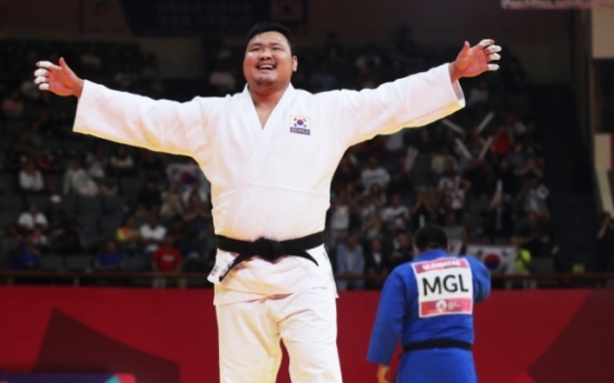 S. Korea's Kim Sung-min wins gold in men's over-100kg