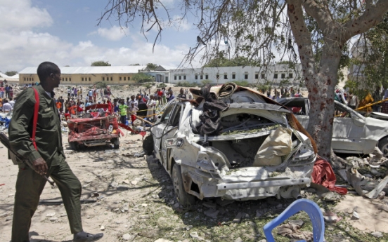 Suicide car bombing in Somalia's capital kills at least 6