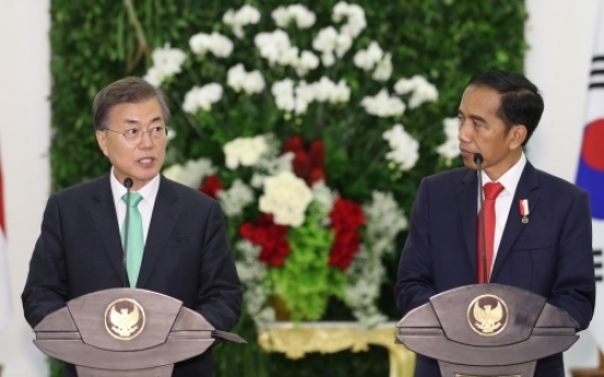 Indonesian president due in Seoul next week for summit with Moon