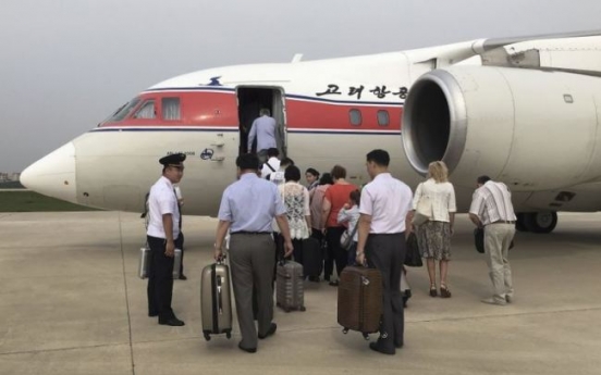 N. Korea increases flights to Pyongyang ahead of founding anniversary