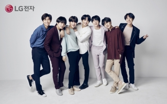 LG collaborates with BTS to promote latest products overseas