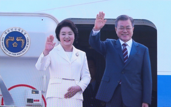 [Breaking] President Moon departs for Pyongyang