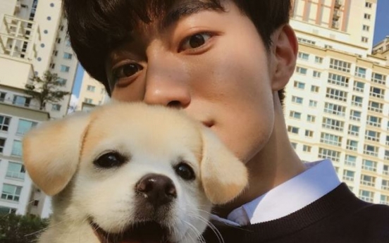 [Trending] Rescued puppy Injeolmi gets 800,000-plus followers, meets celeb