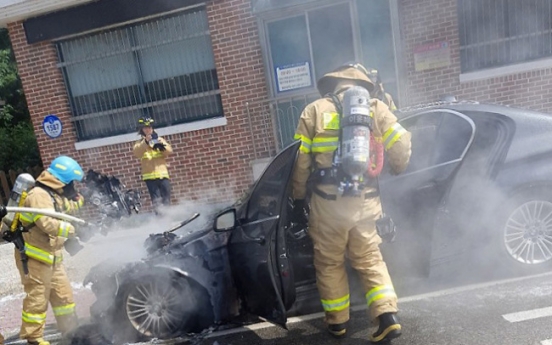 Two BMW cars catch fire in S. Korea