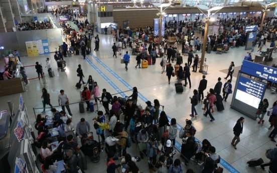 Korea's air passenger traffic hits new high in Aug.