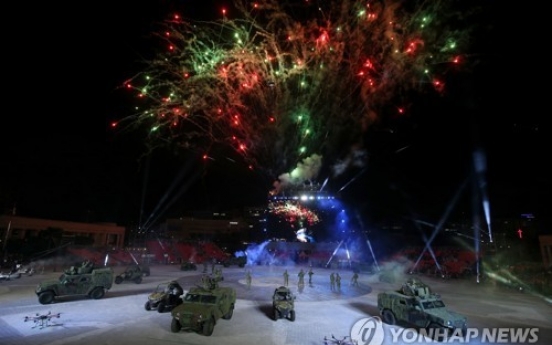 South Korea marks Armed Forces Day with festivity, restraint