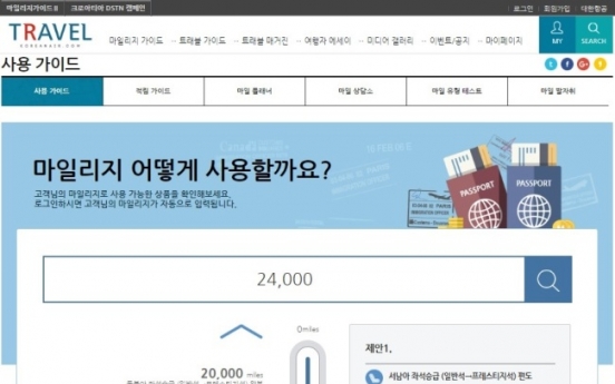 Korean Air introduces useful mileage tip