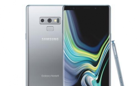 Samsung set to release silver-colored Galaxy Note 9