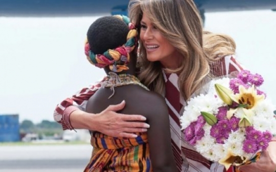 Melania Trump kicks off Africa tour in Ghana