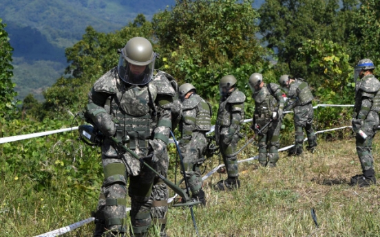 [From the scene] S. Korea’s ‘Hurt Locker’ mission: Removing landmines in DMZ
