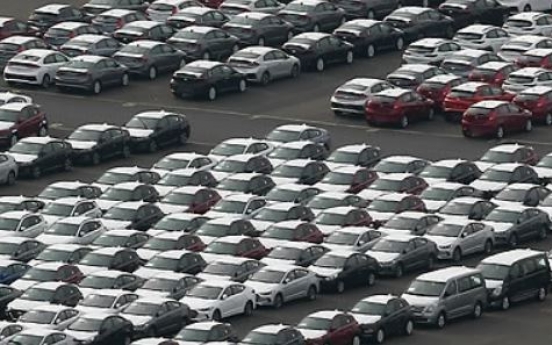 S. Korea's auto exports fall 6.8% in first 7 months of 2018