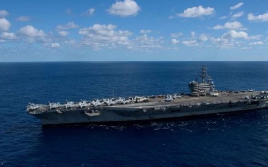 US aircraft carrier Ronald Reagan joins Jeju fleet review