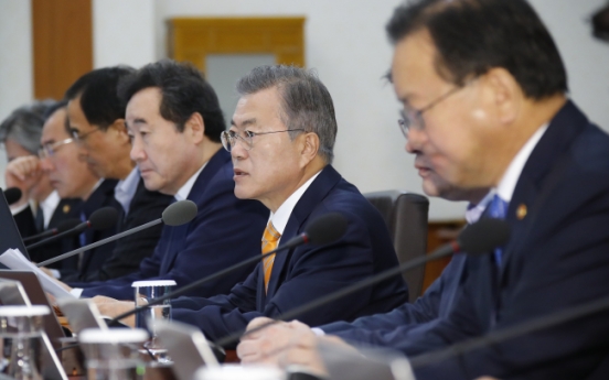 Cabinet approves inter-Korean summit deal before Moon ratifies it