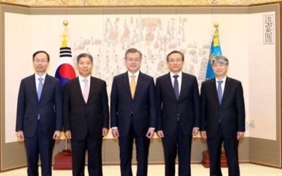 President Moon appoints 3 new Constitutional Court justices