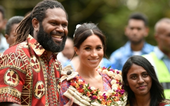 Meghan takes spotlight in Fiji to back female education