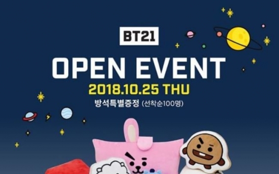 BTS’ BT21 characters to go on sale at Homeplus